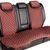 Накидки для сидінь задні Алькантара Verona Premium L Коричневі (Оригінал) 74372 фото