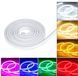 LED Стрічка гнучка силикон 12v 1 м Синій Неон (бічне свічення 12 мм 6 мм) 57764 фото 4