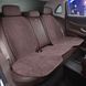 Накидка на задні сидіння Алькантара Maybach Додаткова вентиляція Коричневі 1 шт 96505 фото