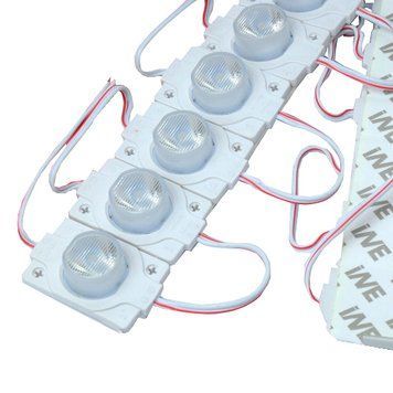 Світлодіодний модуль 12V SMD3030 1,5W 46x32 мм IP67 120lm Біле світло 1 шт 65567 фото