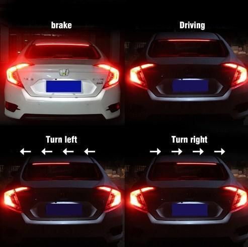 Стоп-сигнал додатковий 104см 40LED під заднє скло гнучкий, Аварійка, Побіжний поворот, Стробоскоп 9055 фото