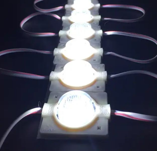Світлодіодний модуль 12V SMD3030 1,5W 46x32 мм IP67 120lm Біле світло 1 шт 65567 фото