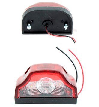 LED Підсвічування Номери універсальні Thoc Auto 12/24V 4 LED 2 шт Червона (УР-37) 65780 фото