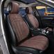 Накидки для передніх сидінь Алькантара Elegant ANCONA Коричневі Передні 2 шт (700 805) 80332 фото