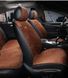 Накидки для передніх сидінь Алькантара Elegant Palermo Темно-коричневий 2 шт (700 205) 9868 фото 1