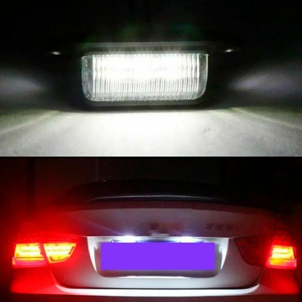 LED Підсвічування Номери універсальні Thoc Auto 12/24V 6 LED 2 шт Чорна (4382) 65782 фото