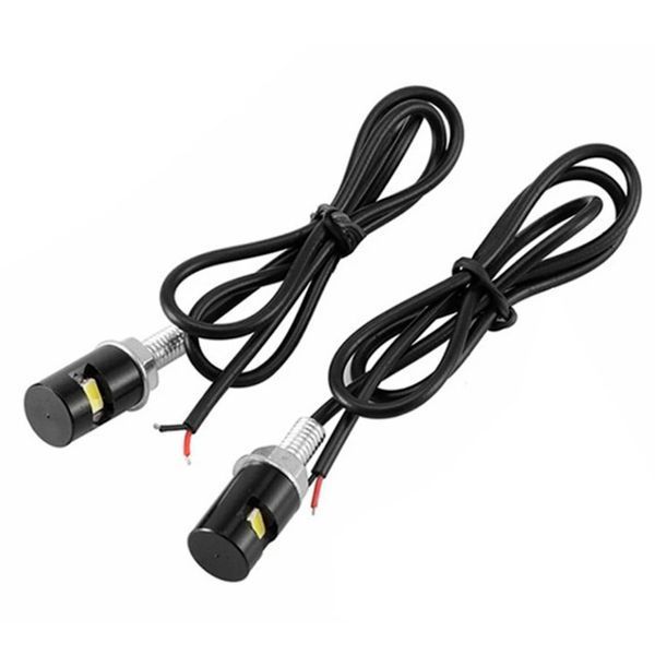 LED Підсвічування Номери універсальні Thoc Auto 12V 6 LED D12 мм 33 мм 2 шт Чорна (5630) 65783 фото